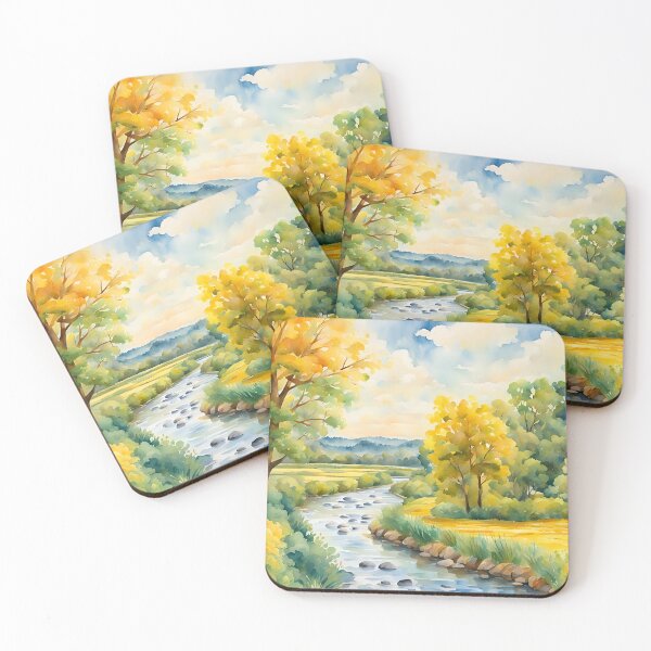 Item preview, Serene Countryside Stream - Countryside Scenes designed and sold by Country-Artist.