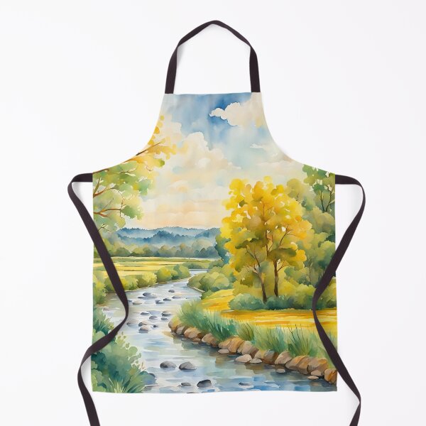 Artikelvorschau, Serene Countryside Stream – Landschaftsszenen entworfen und verkauft von Country-Artist.