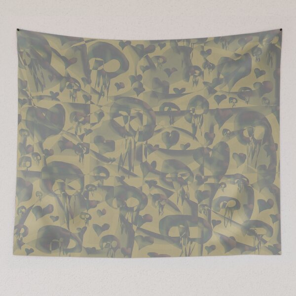 Item preview, Skulls and Hearts (Military) designed and sold by skullbal.