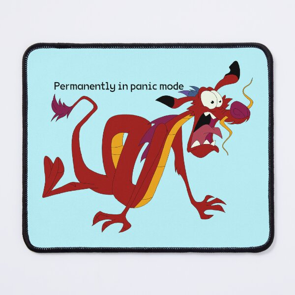 Item preview, Mushu panic mode designed and sold by rileymosschaos.