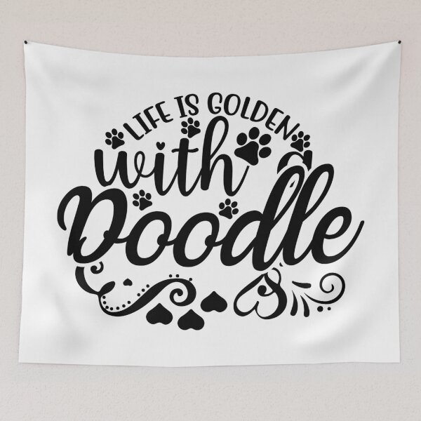 Item preview, Life Is Golden With A Doodle  designed and sold by Hairball-Pets.