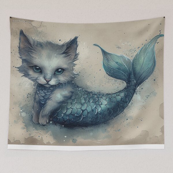 Item preview, Kittymermaid Dreams designed and sold by Fortuitous-Find.