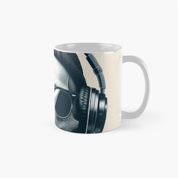 Item preview, Skull wearing Headphones #4 designed and sold by elektronen.