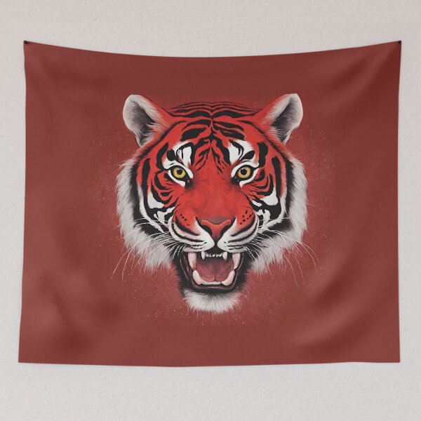 Item preview, Red Tiger designed and sold by HeavenRoad.