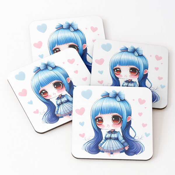 Artikelvorschau, Hopeful Hearts Kawaii Chibi Girl entworfen und verkauft von KokoroCreations.