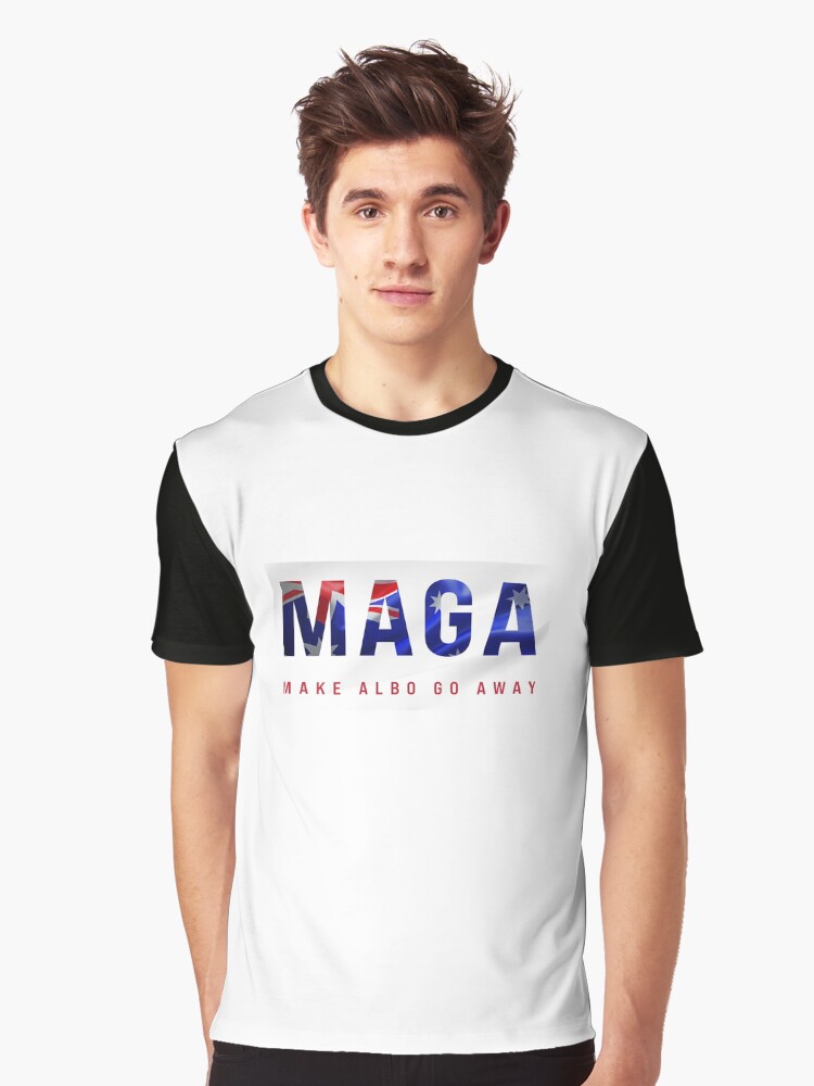 Imagen 1 de 5, Camiseta gráfica con la obra MAGA: Haz que Albo se vaya, diseñada y vendida por davidbeattie.