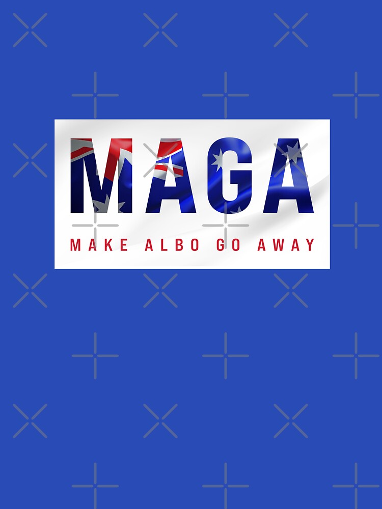 Imagen 7 de 7, Camiseta esencial con la obra MAGA: Haz que Albo se vaya, diseñada y vendida por davidbeattie.
