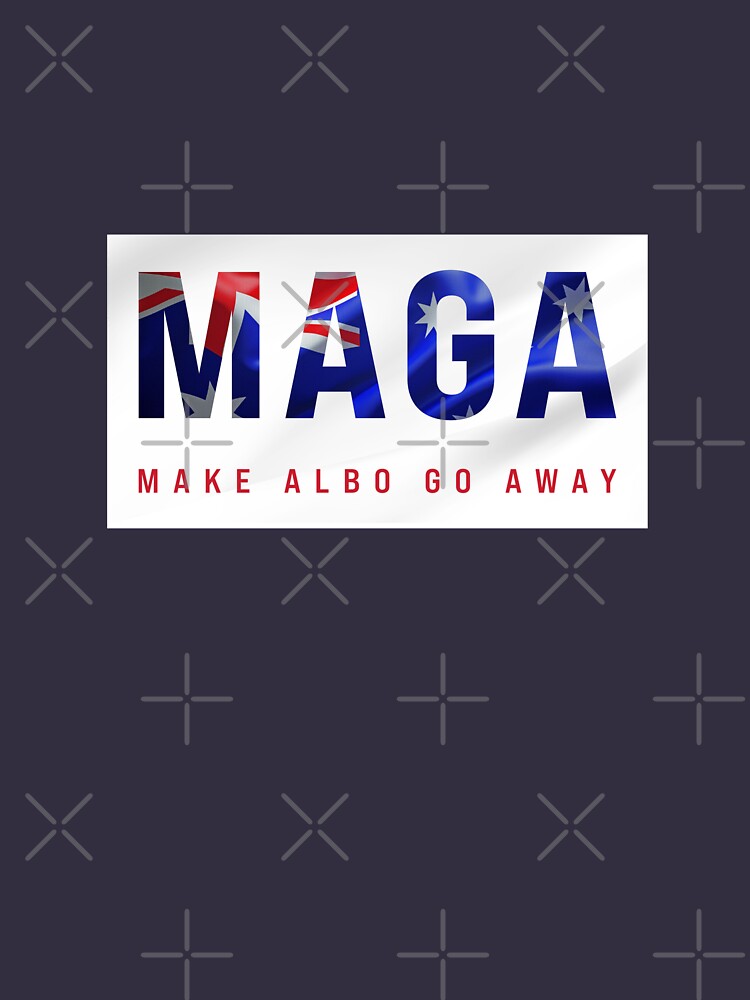 Imagen 5 de 5, Camiseta de manga larga con la obra MAGA: Haz que Albo se vaya, diseñada y vendida por davidbeattie.