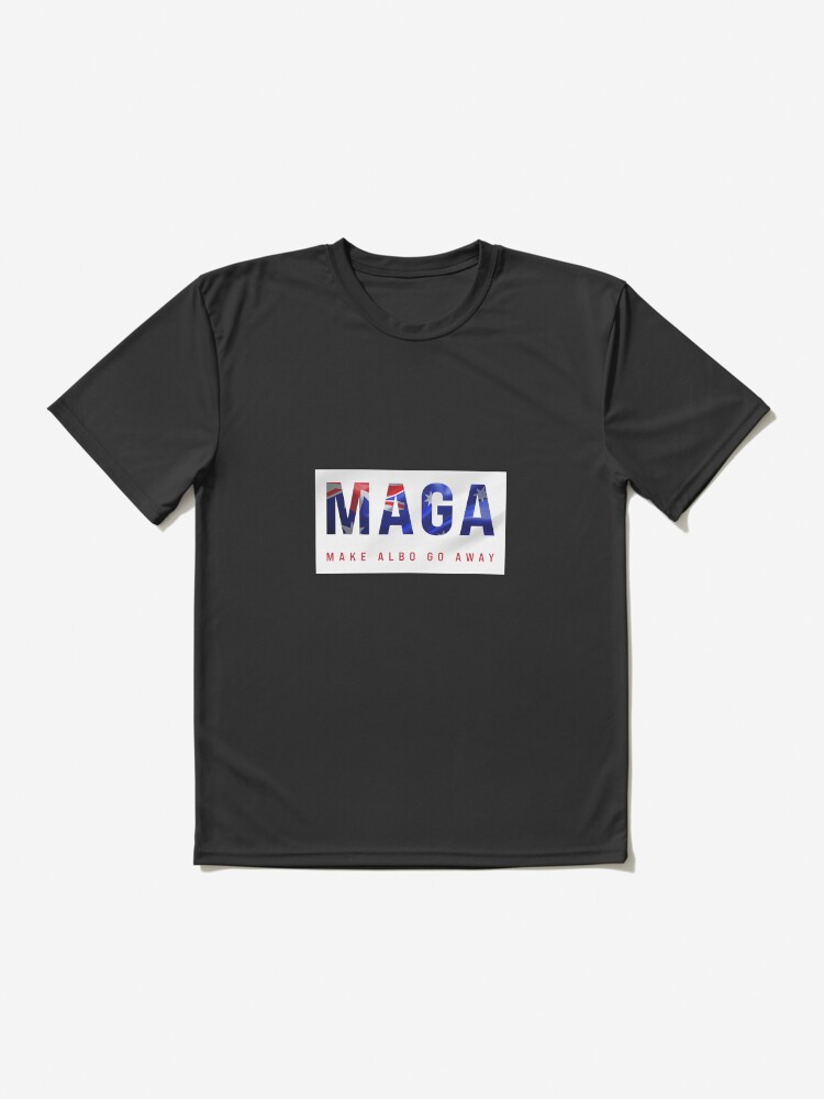 Imagen 2 de 7, Camiseta deportiva con la obra MAGA: Haz que Albo se vaya, diseñada y vendida por davidbeattie.