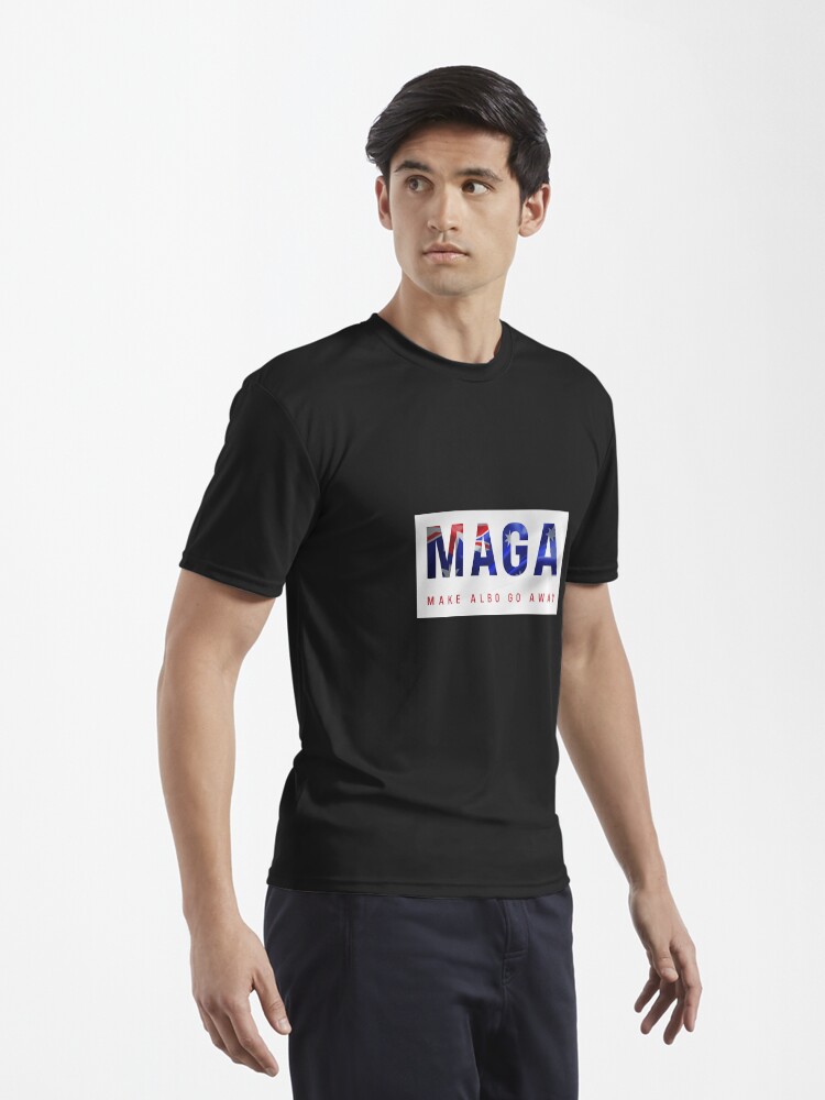 Imagen 3 de 7, Camiseta deportiva con la obra MAGA: Haz que Albo se vaya, diseñada y vendida por davidbeattie.
