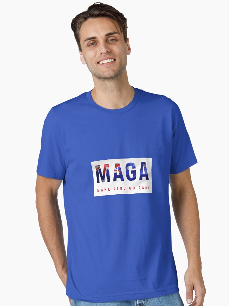 Imagen 1 de 7, Camiseta esencial con la obra MAGA: Haz que Albo se vaya, diseñada y vendida por davidbeattie.