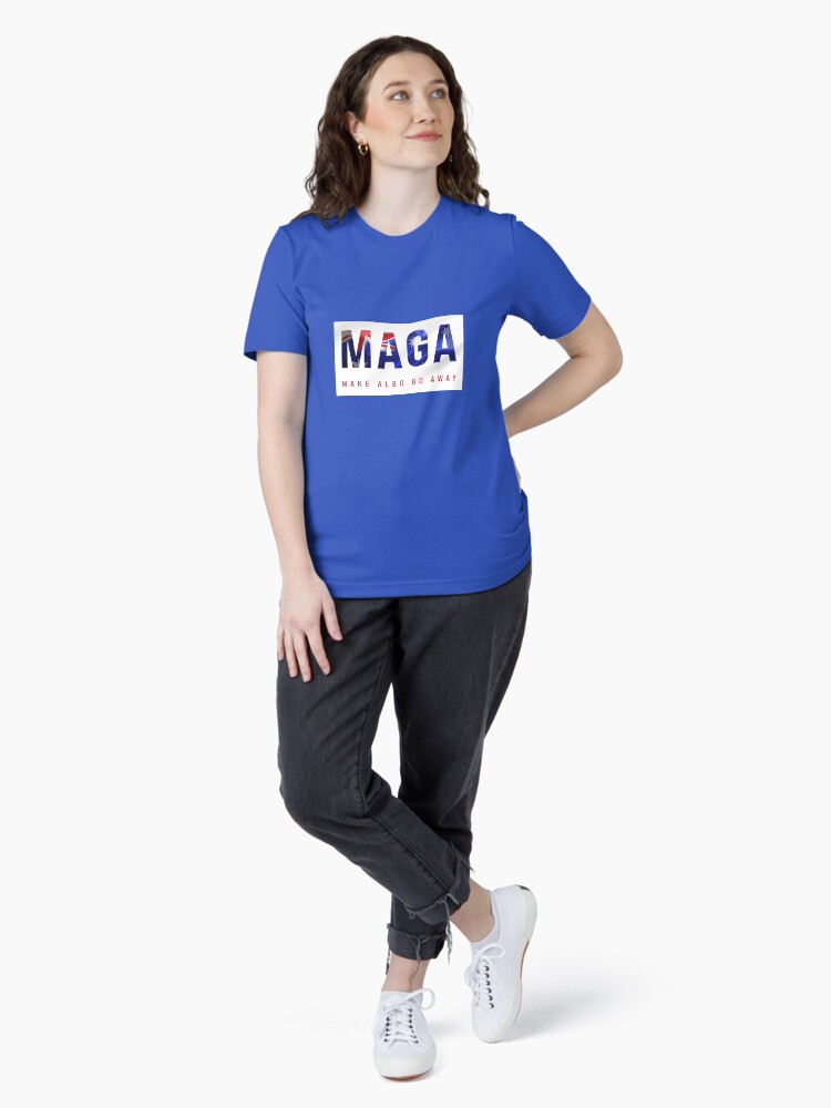 Imagen 4 de 7, Camiseta esencial con la obra MAGA: Haz que Albo se vaya, diseñada y vendida por davidbeattie.