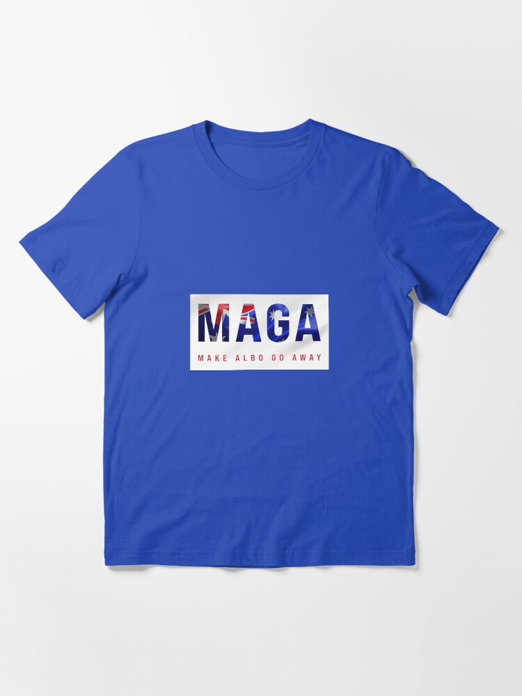 Imagen 3 de 7, Camiseta esencial con la obra MAGA: Haz que Albo se vaya, diseñada y vendida por davidbeattie.