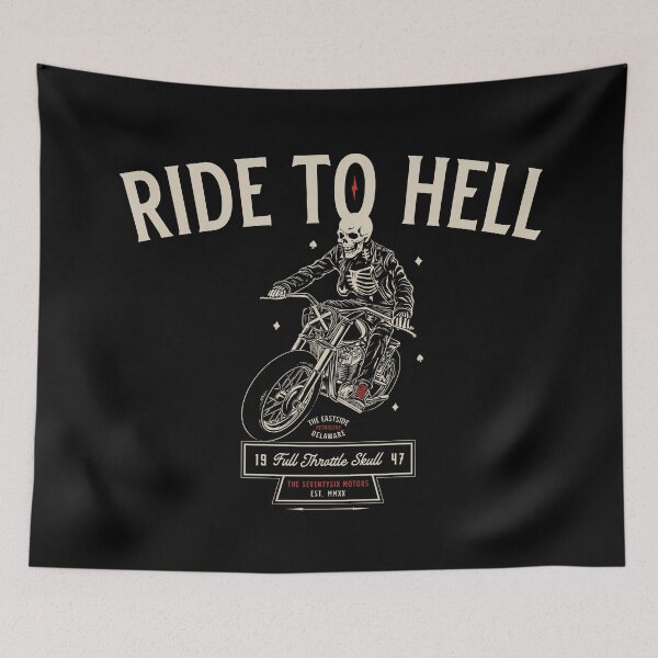 Item preview, Ride To Hell designed and sold by 76-Motors.