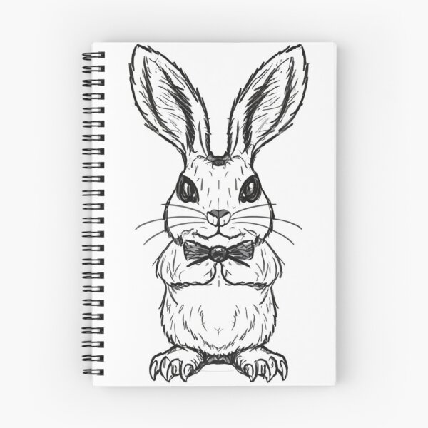 Item preview, Rabbit black and white designed and sold by WienMerch.