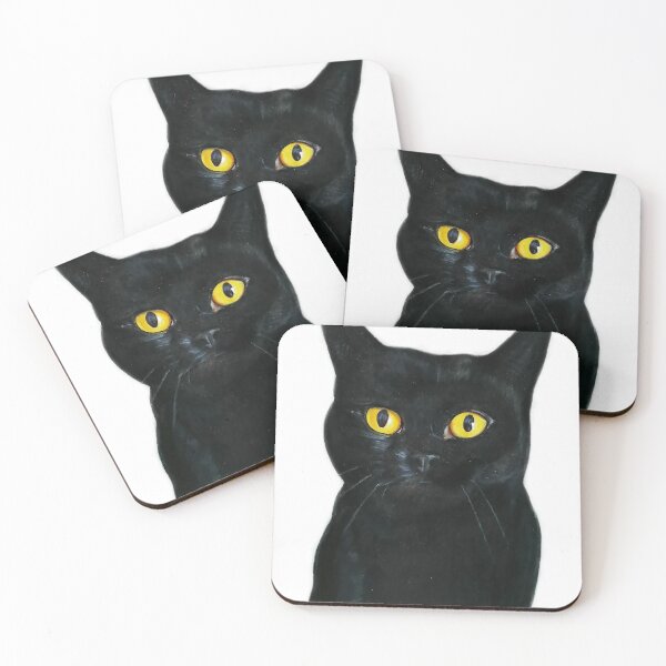 Item preview, Black cat designed and sold by gleo_drawings.