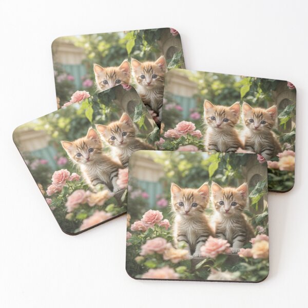 Item preview, Enchanted Garden Kittens designed and sold by Enchanting Art Vista.