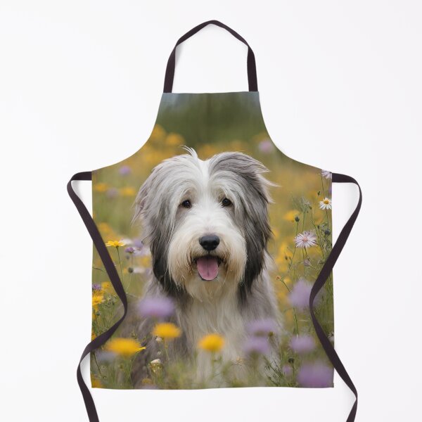 Item preview, Charismatic Bearded Collie Wild Flowers designed and sold by HeavenRoad.