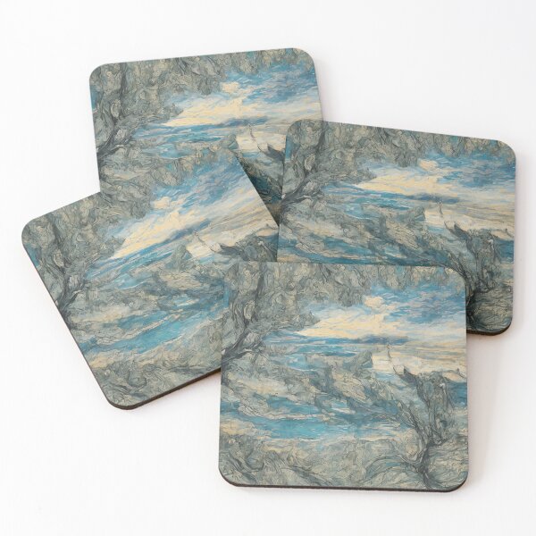 Item preview, Whispering Waves: A Dance of Ocean and Sky designed and sold by thejoyker1986.