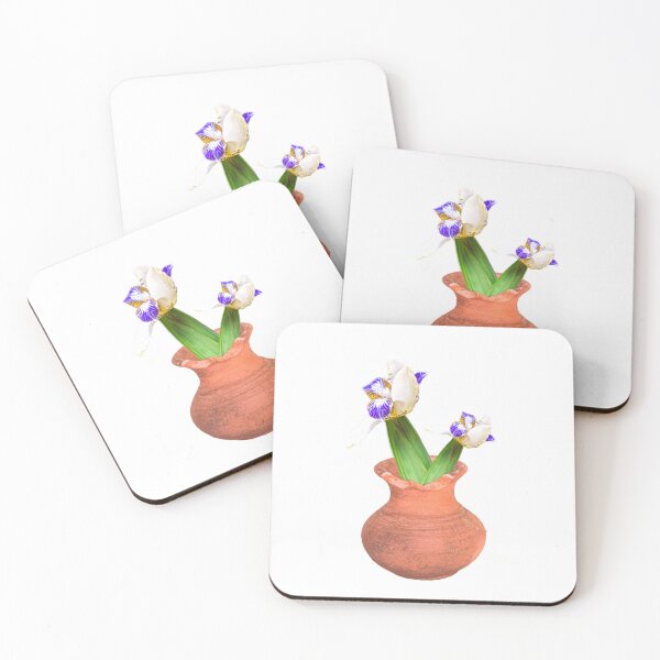Artikelvorschau, Tontöpfe Vase mit lila Blumen entworfen und verkauft von MiMee4451.
