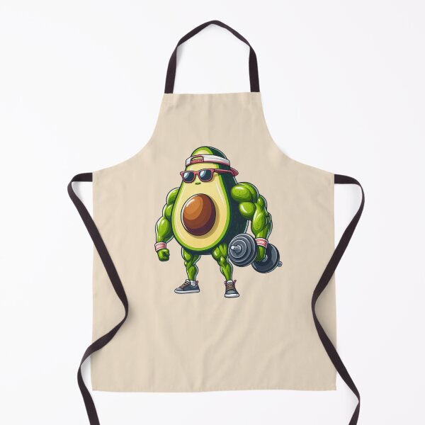 Item preview, Avocado Bodybuilder  designed and sold by Myra365Art.