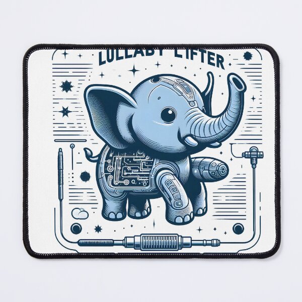 Item preview, Baby Elephant: Lullaby Lifter designed and sold by Dungeon-Depot.