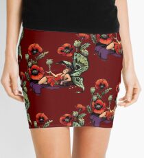 Poppy Floral Print Mini Skirt