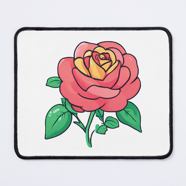 Item preview, Rose, Red Rose, Cute Rose Drawing designed and sold by PurpleWay.