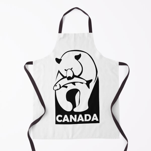 Item preview, Canadian bear with fish logo designed and sold by wectorworld.
