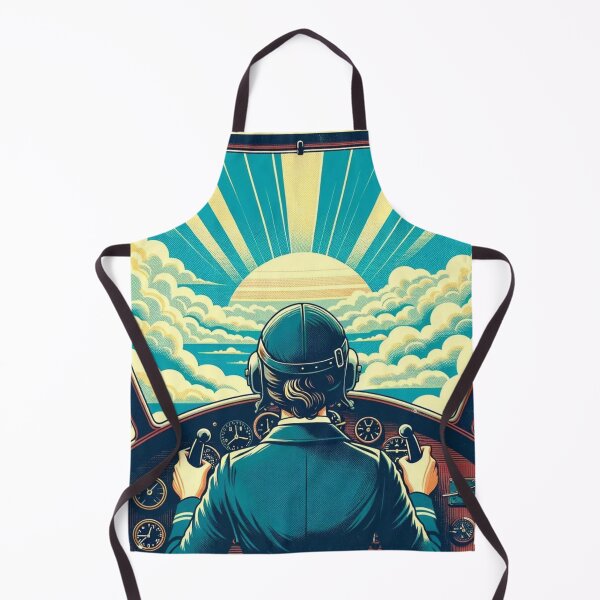 Item preview, Vintage Girl Pilot Graphic - Retro Aviation and Pilot Merchandise - Girl Power designed and sold by NocturnalEngg.