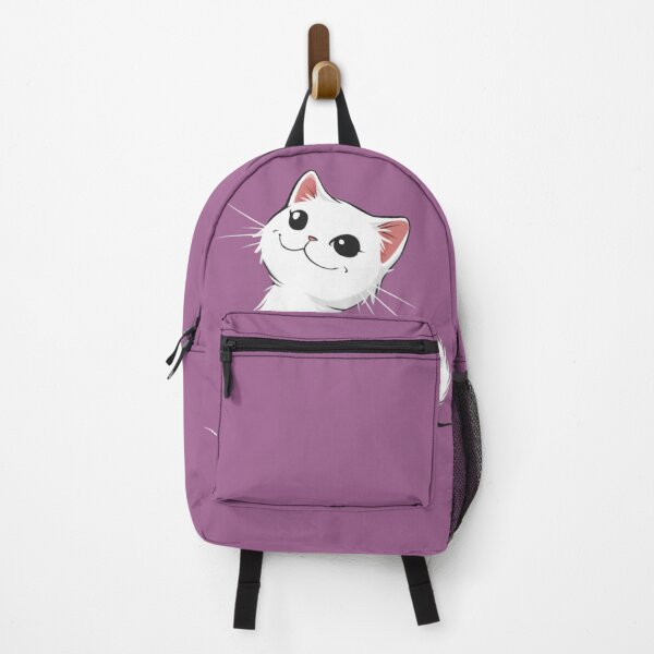 Item preview, cartoon cute white cat designed and sold by Fernnieskillup.
