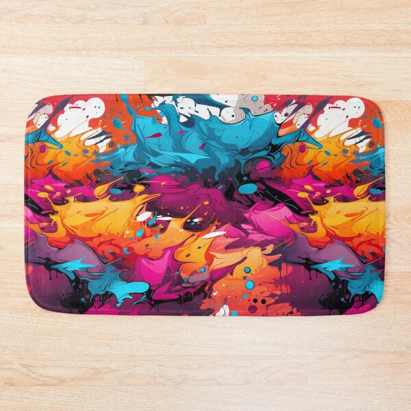 Item preview, Abstract Graffiti Art: Anime Painting Splatter. designed and sold by GiveMeMood.
