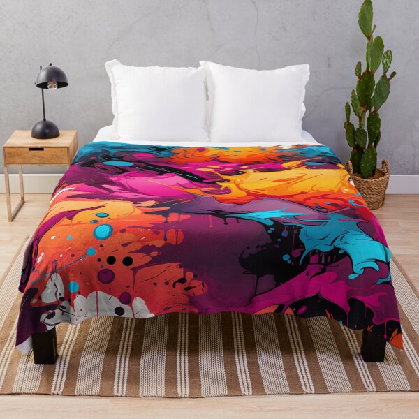 Item preview, Abstract Graffiti Art: Anime Painting Splatter. designed and sold by GiveMeMood.