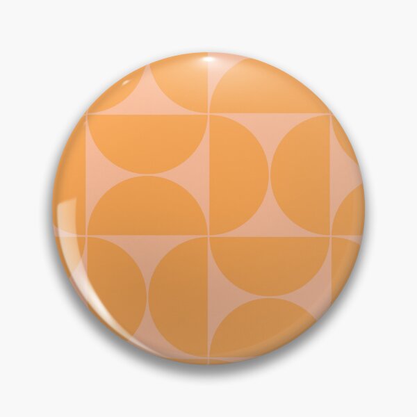 Item preview, Mid-Century Modern Pattern No.82 - Peach Fuzz and Blazing Orange designed and sold by Zoltan Ratko.