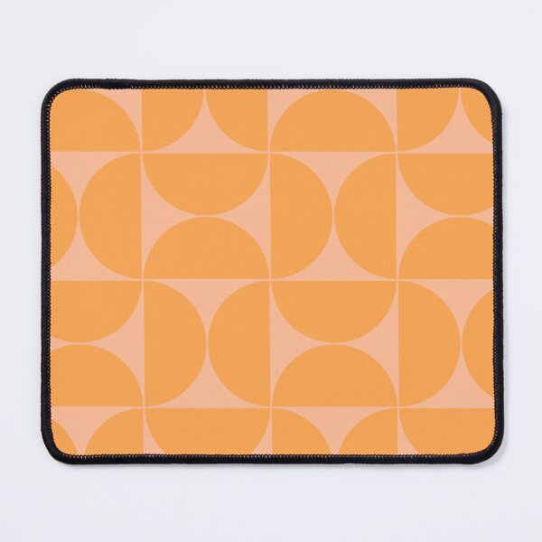 Item preview, Mid-Century Modern Pattern No.82 - Peach Fuzz and Blazing Orange designed and sold by Zoltan Ratko.