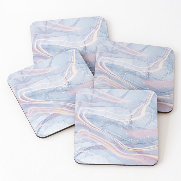 Item preview, Light Pink Purple Blue Marble Finish designed and sold by HippieFarms11.