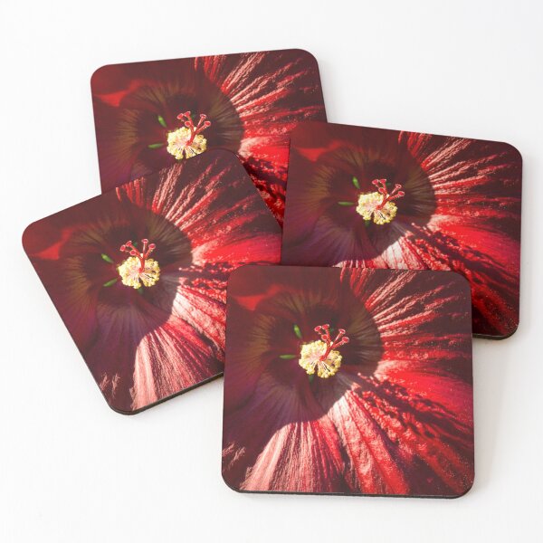Item preview, Heartwarming Hibiscus Bloom in Rich Blood Red designed and sold by Georgia Mizuleva.