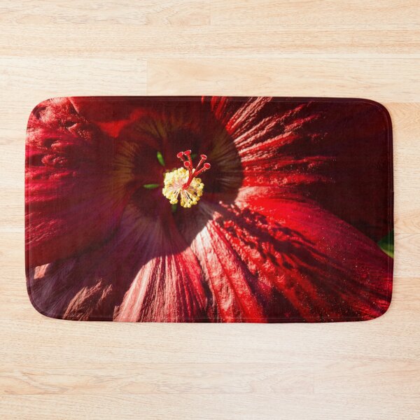 Item preview, Heartwarming Hibiscus Bloom in Rich Blood Red designed and sold by Georgia Mizuleva.