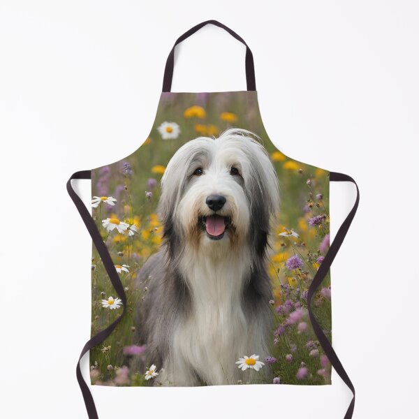 Item preview, Charismatic Bearded Collie Wild Flowers designed and sold by HeavenRoad.