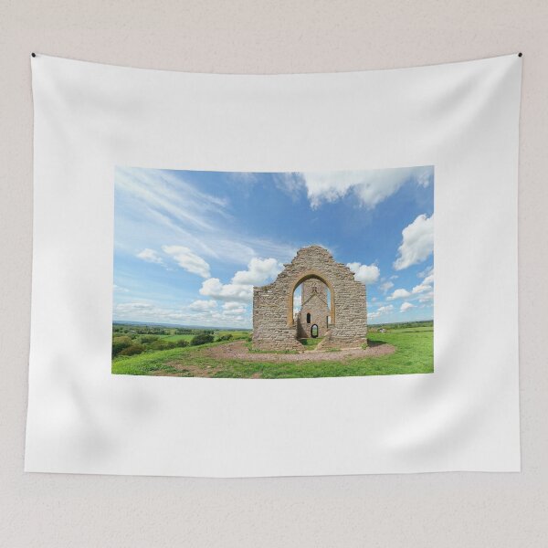 Item preview, Ruins of St Michaels Church on Burrow Mump Somerset designed and sold by Dorset Girl.