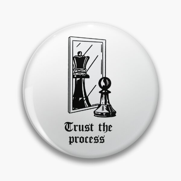 Item preview, Trust the Process chess designed and sold by BashPIXIE.