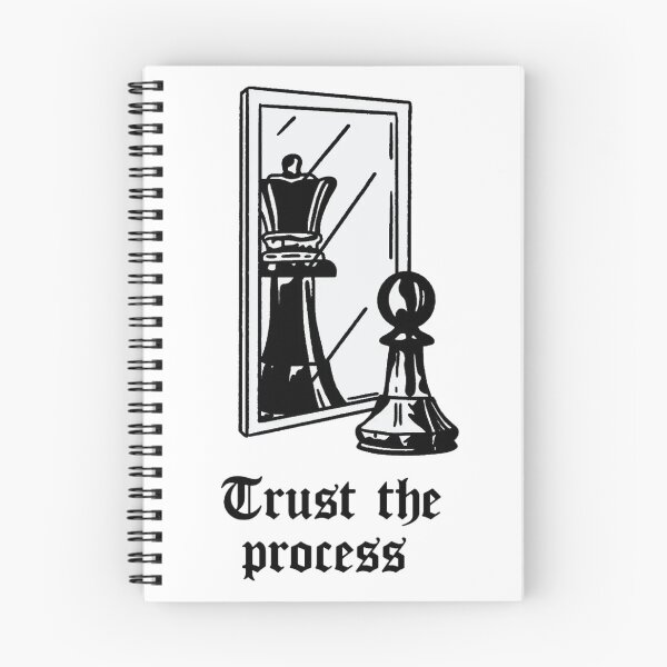 Item preview, Trust the Process chess designed and sold by BashPIXIE.