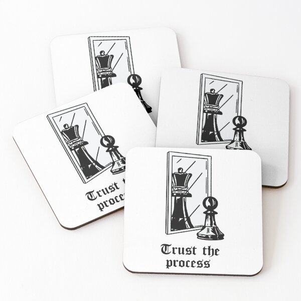 Item preview, Trust the Process chess designed and sold by BashPIXIE.