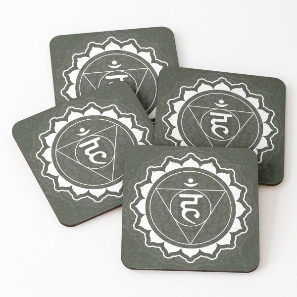 Item preview, Throat Chakra Mandala - Pine + Snow designed and sold by Irene Estelle.
