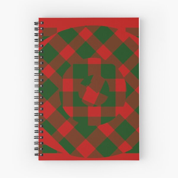 Item preview, Xmas tartan swirly designed and sold by The Poette.