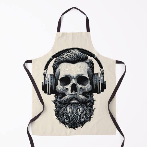 Item preview, Skull wearing Headphones #9 designed and sold by elektronen.