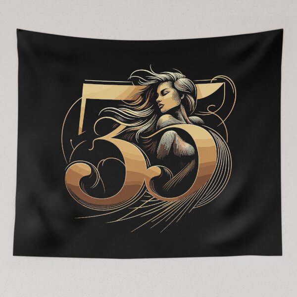 Item preview, 35 years gold woman 35th birthday gift designed and sold by Pineapple-Tree.