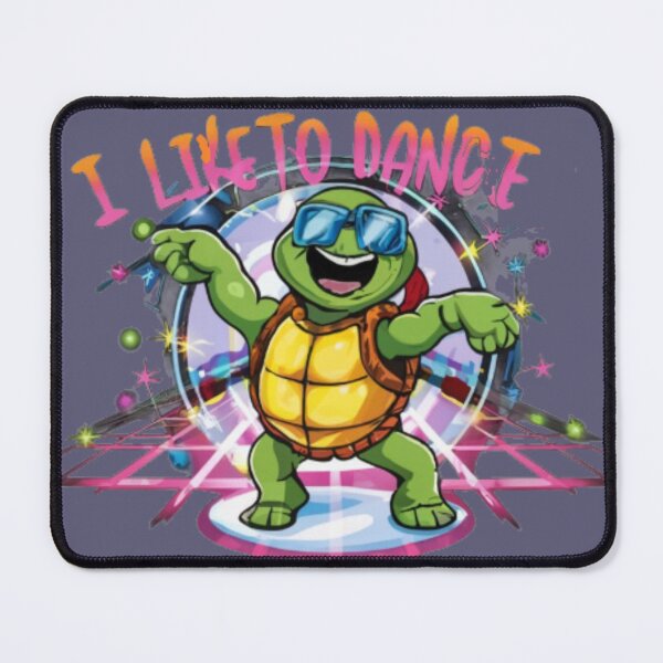 Item preview, Dancing turtle with the text 'I like to dance' designed and sold by Tomasz  Siennicki.
