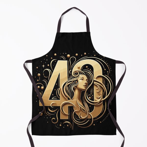 Aperçu de l'œuvre Cadeau d'anniversaire 40 ans femme or 40 ans créée et vendue par Pineapple-Tree.