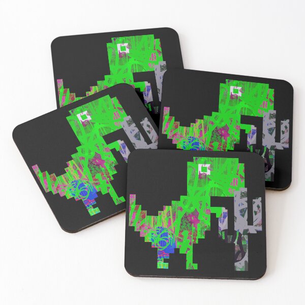 Item preview, Pixel Dino Graffiti designed and sold by blackink-design.